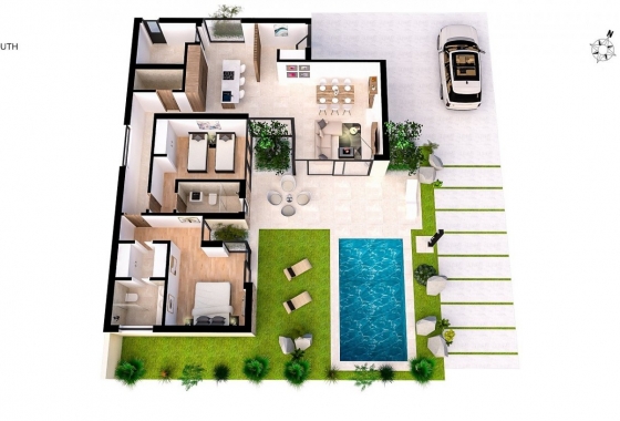 Obra nueva - Villa - Banos y Mendigo - Altaona Golf And Country Village