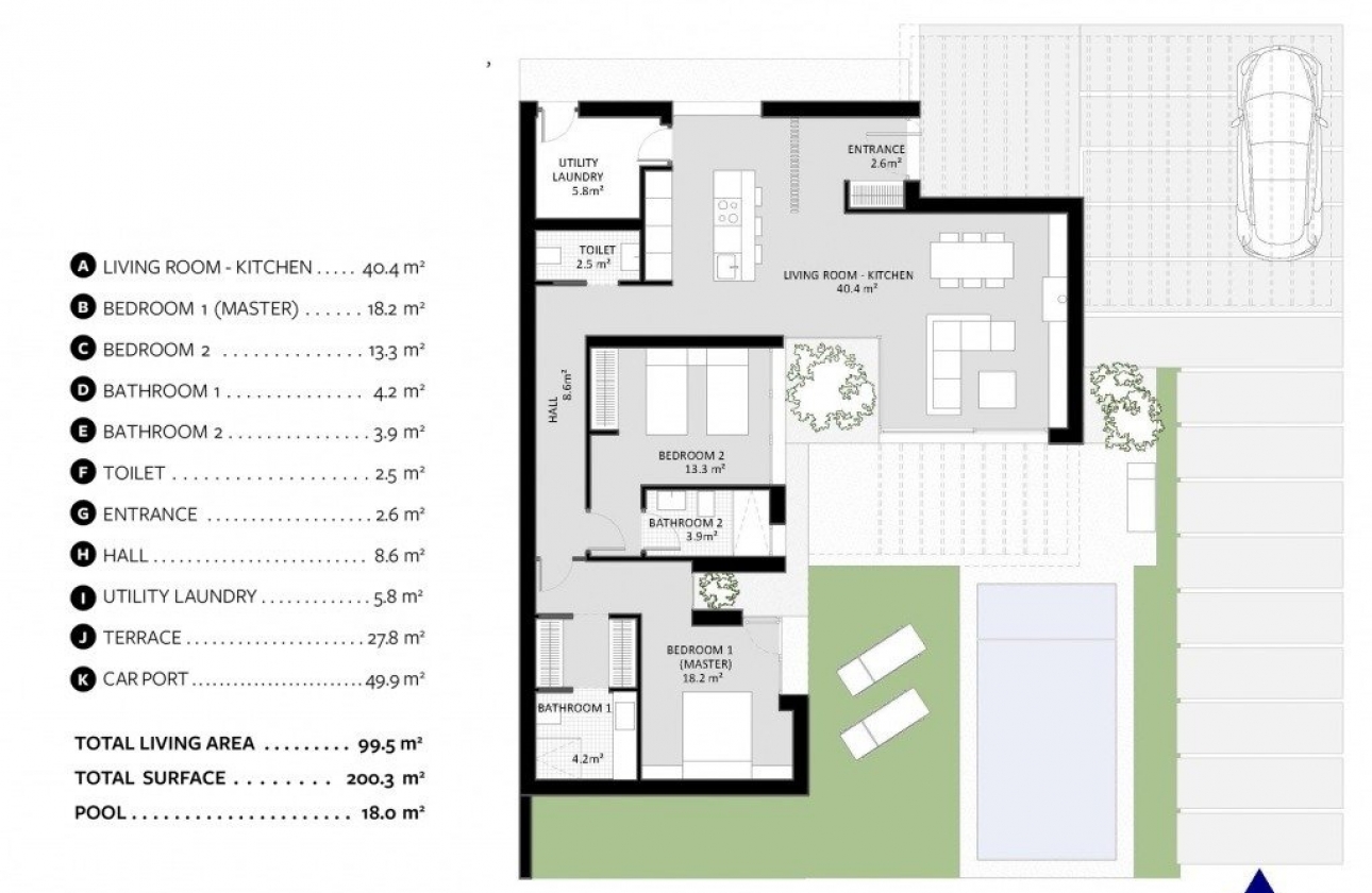 Obra nueva - Villa - Banos y Mendigo - Altaona Golf And Country Village