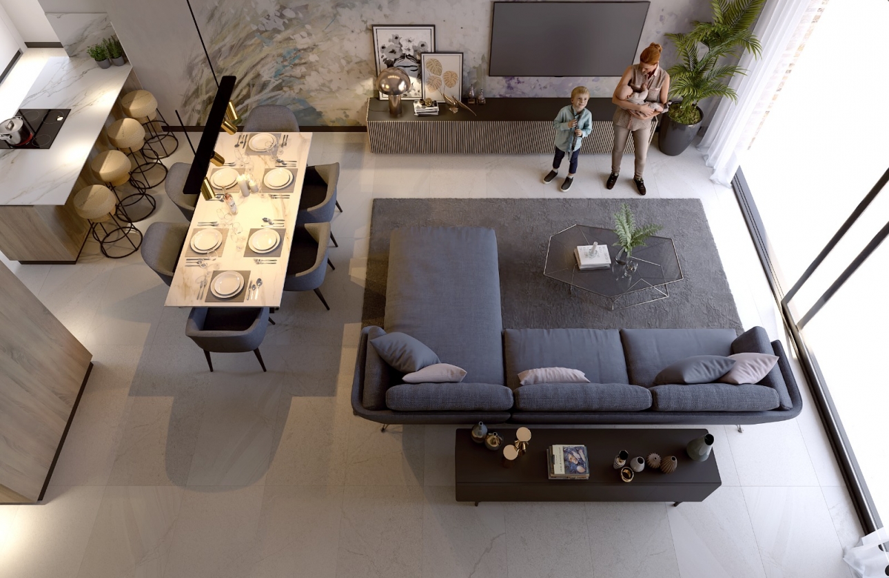 Nieuwbouw Woningen - Ground floor apartment - Algorfa