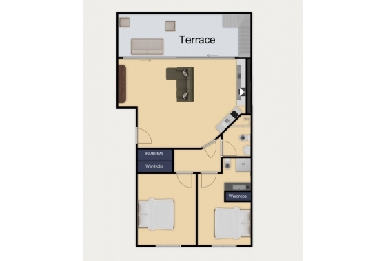 Resale - Apartment / flat - Orihuela Costa - Las Colinas golf