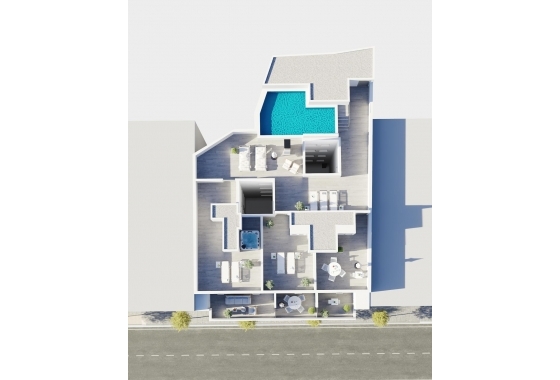 Nouvelle construction - Attique - Torrevieja