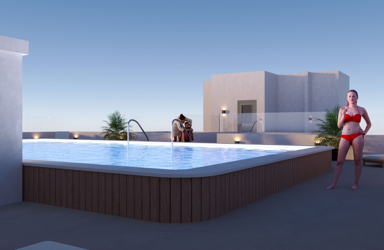 New Build - Ground floor apartment - San Miguel de Salinas