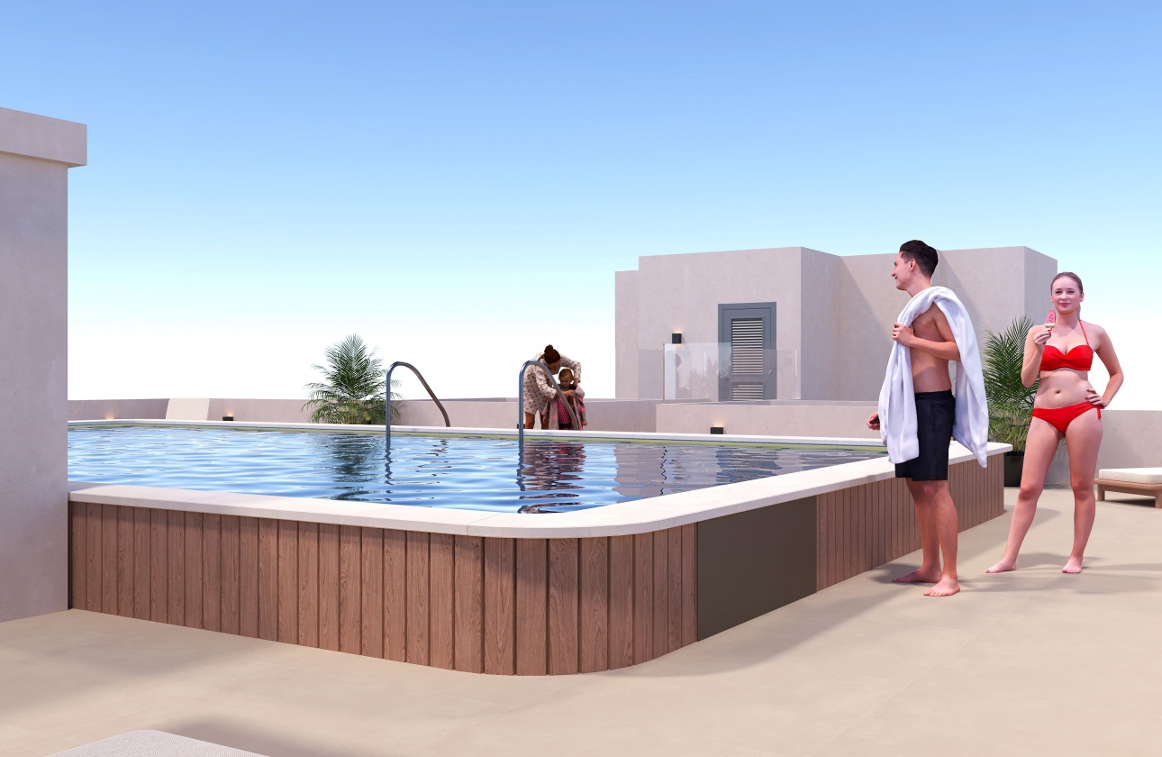 Nouvelle construction - Ground floor apartment - San Miguel de Salinas