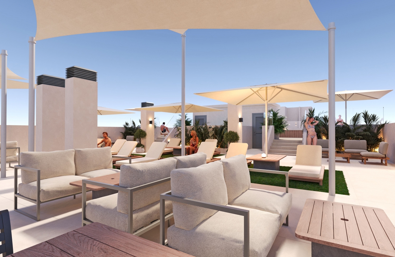 Nouvelle construction - Ground floor apartment - San Miguel de Salinas