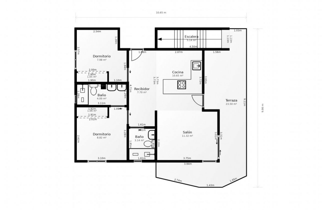 Revente - Attique - San Miguel de Salinas