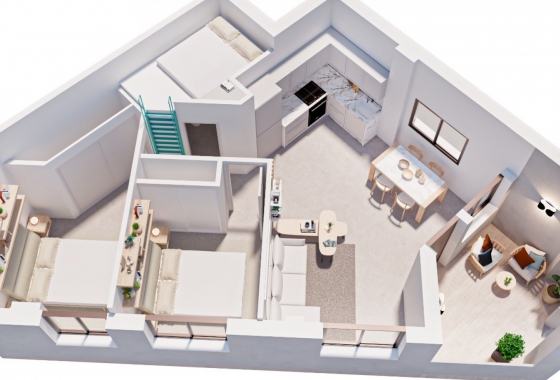 New Build - Apartment / flat - Pilar de la Horadada