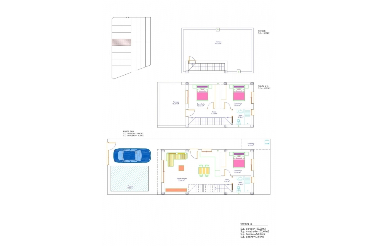 Obra nueva - Villa - San Pedro del Pinatar - Los Antolinos