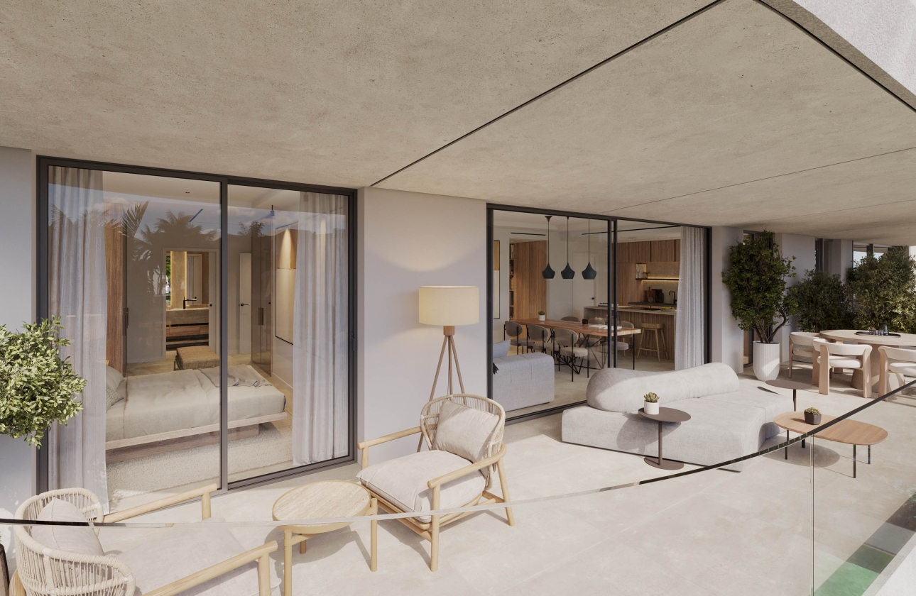 Nouvelle construction - Ground floor apartment - Estepona
