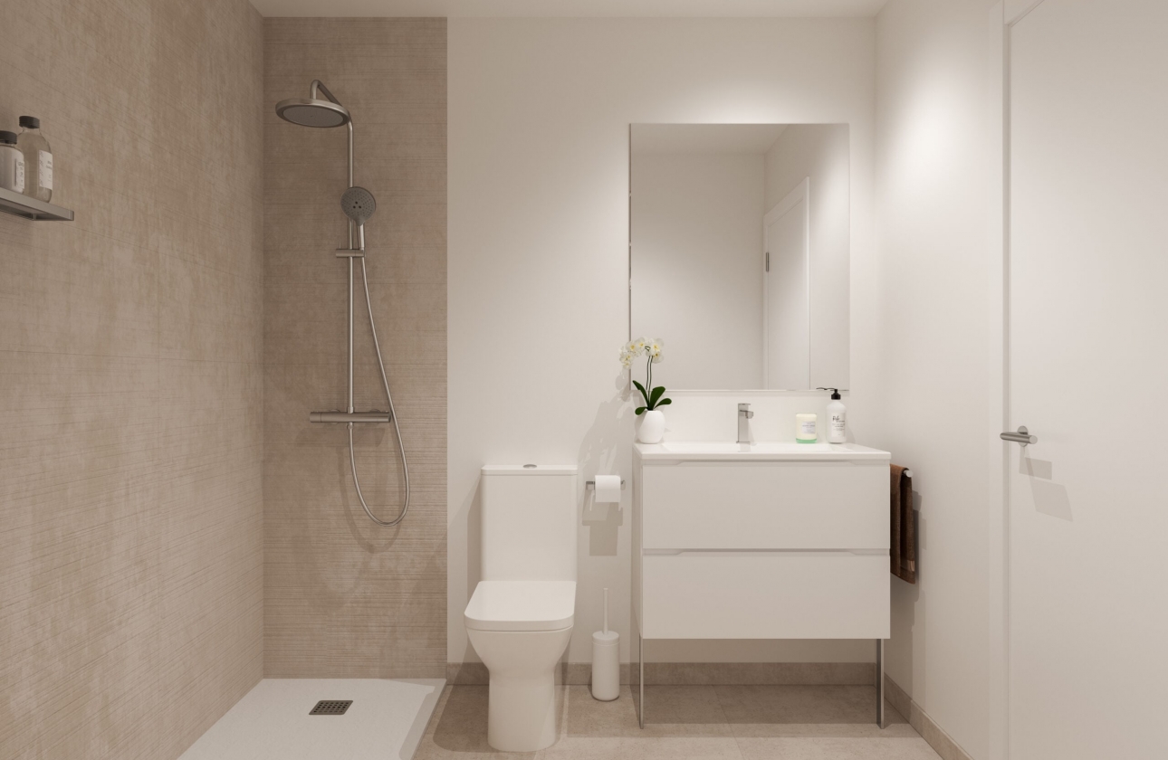 Obra nueva - Ground floor apartment - Las Lagunas de Mijas