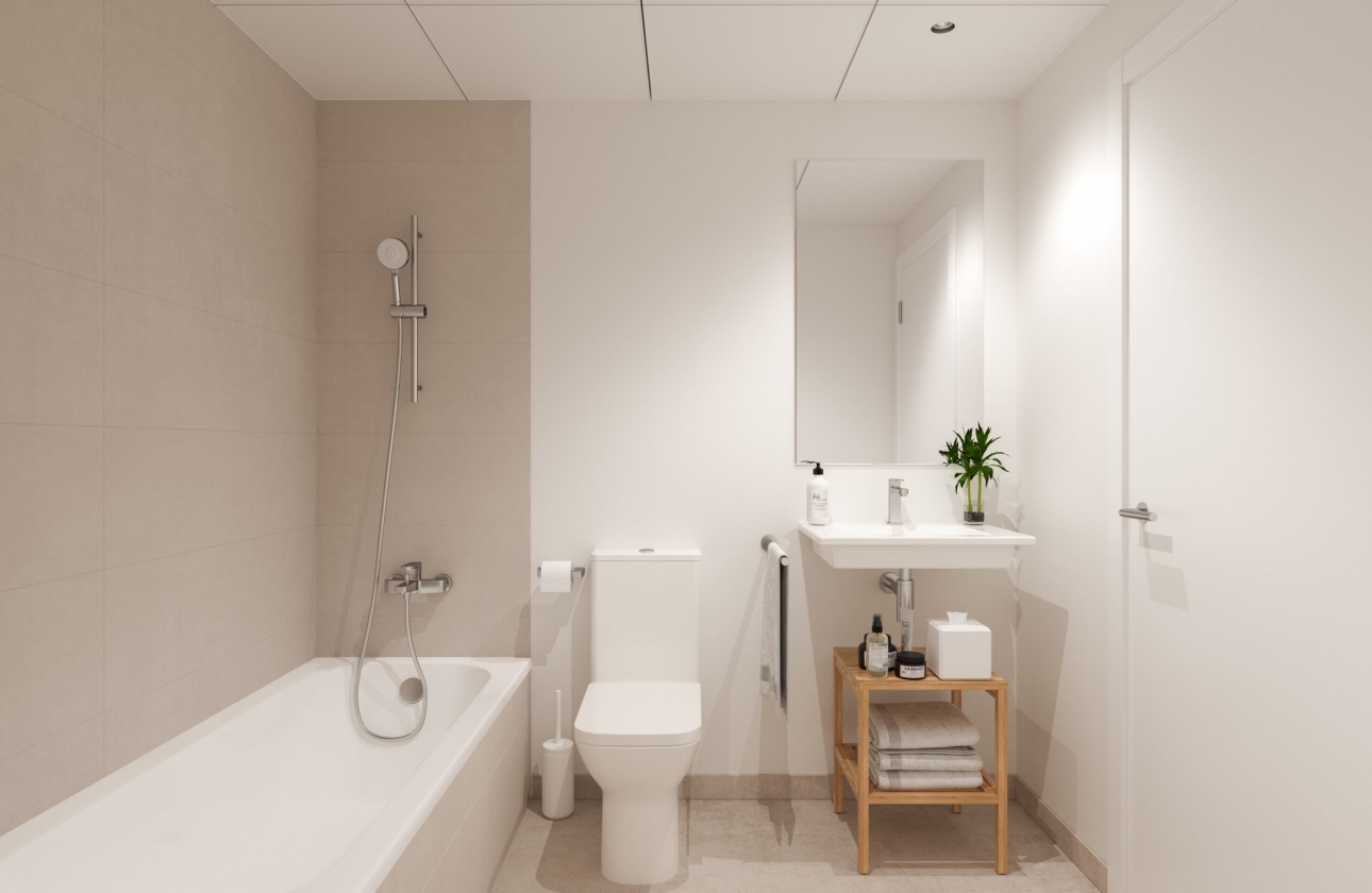 Obra nueva - Ground floor apartment - Las Lagunas de Mijas