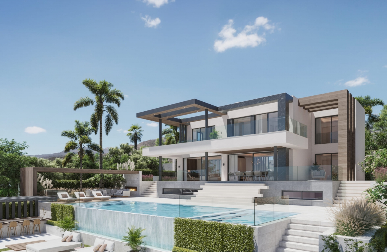 Obra nueva - Villa - Las Lagunas de Mijas