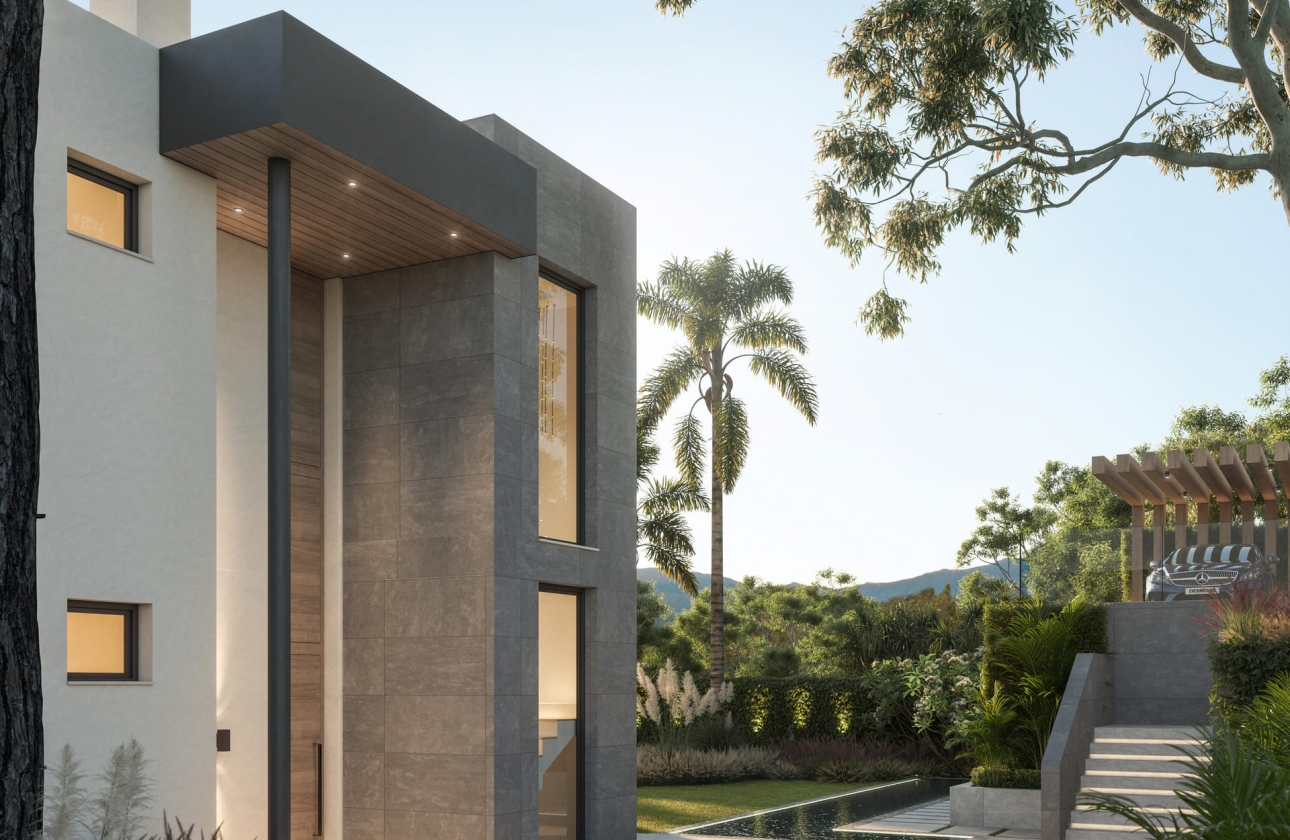 Obra nueva - Villa - Las Lagunas de Mijas