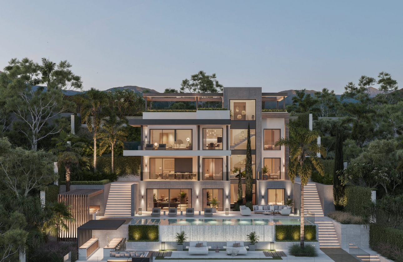 Obra nueva - Villa - Las Lagunas de Mijas