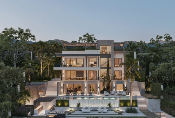 Obra nueva - Villa - Las Lagunas de Mijas