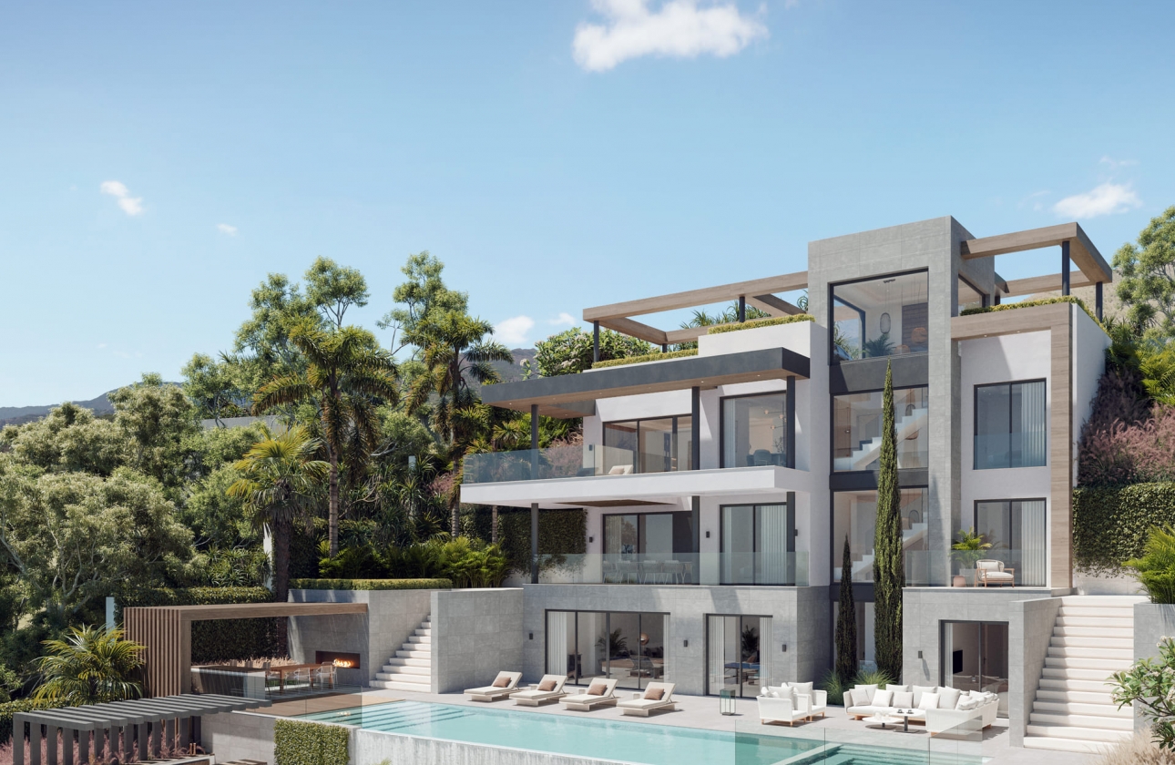 Obra nueva - Villa - Las Lagunas de Mijas