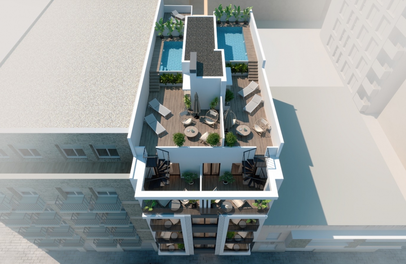 Neue Gebäude - Penthouse - Torrevieja