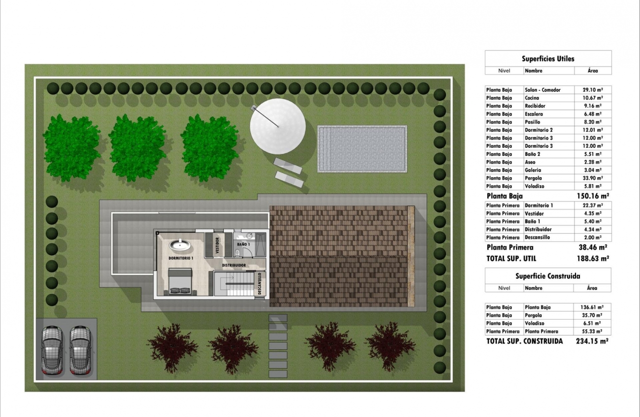 Obra nueva - Villa - Pinoso - Pinoso - El Pinós