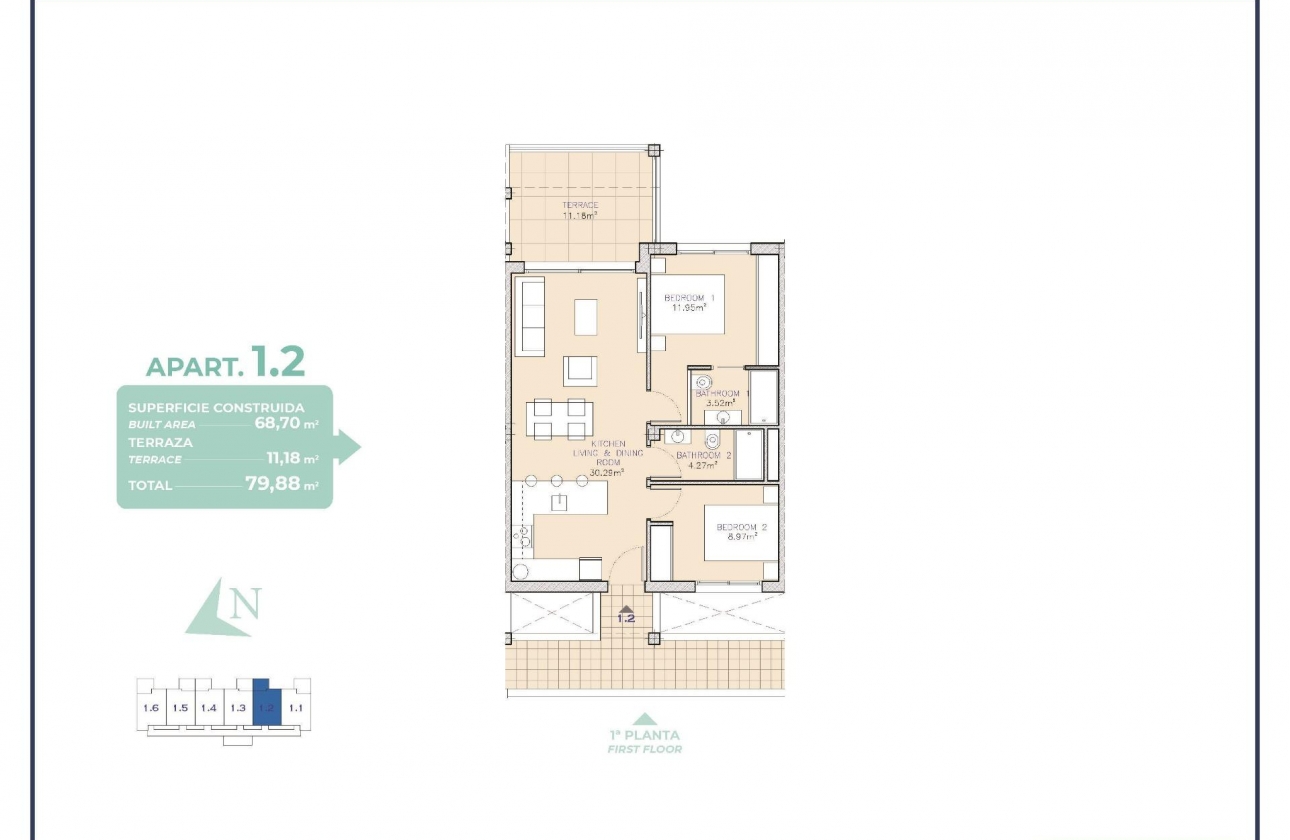 Obra nueva - Apartamento / piso - Los Alcázares - Serena Golf