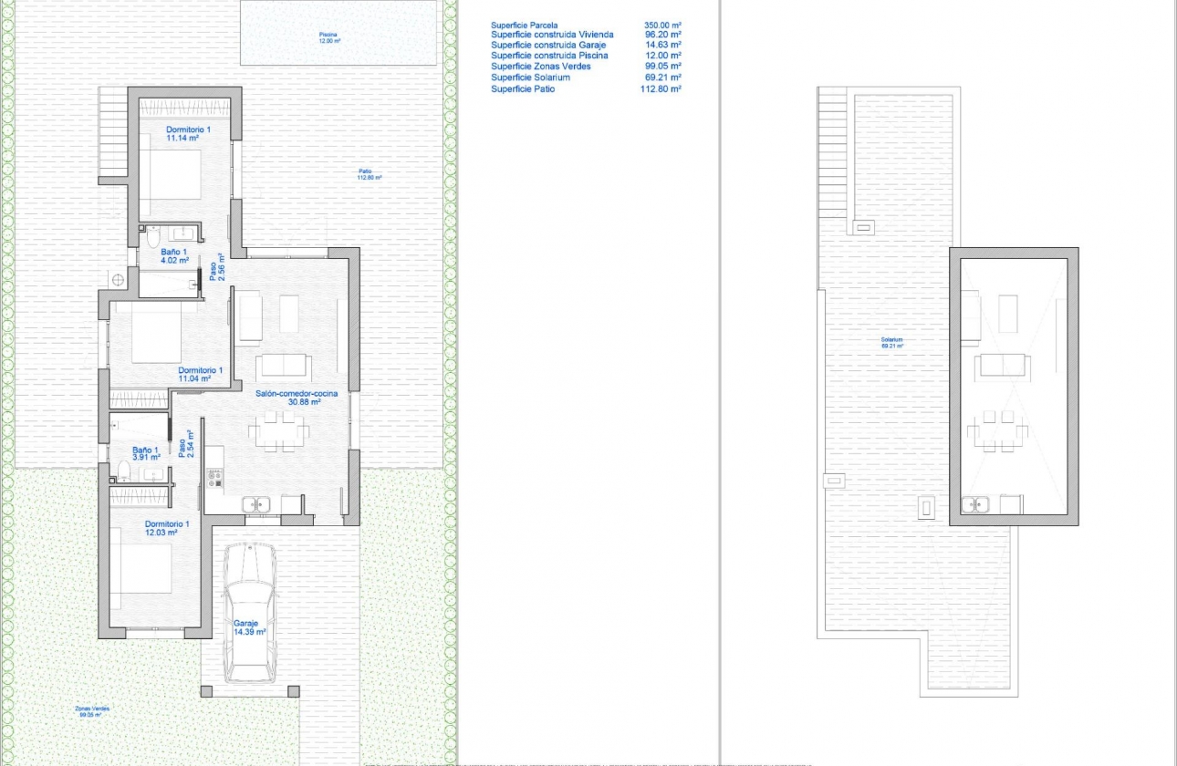 Obra nueva - Villa - Los Alcázares - Serena Golf