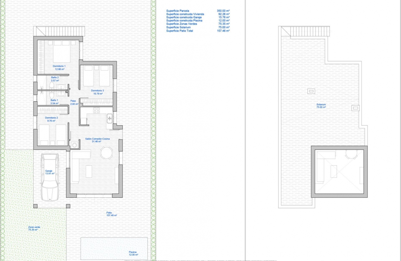 Obra nueva - Villa - Los Alcázares - Serena Golf