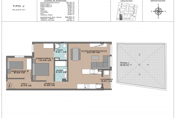 Obra nueva - Ático - Algorfa - Pueblo