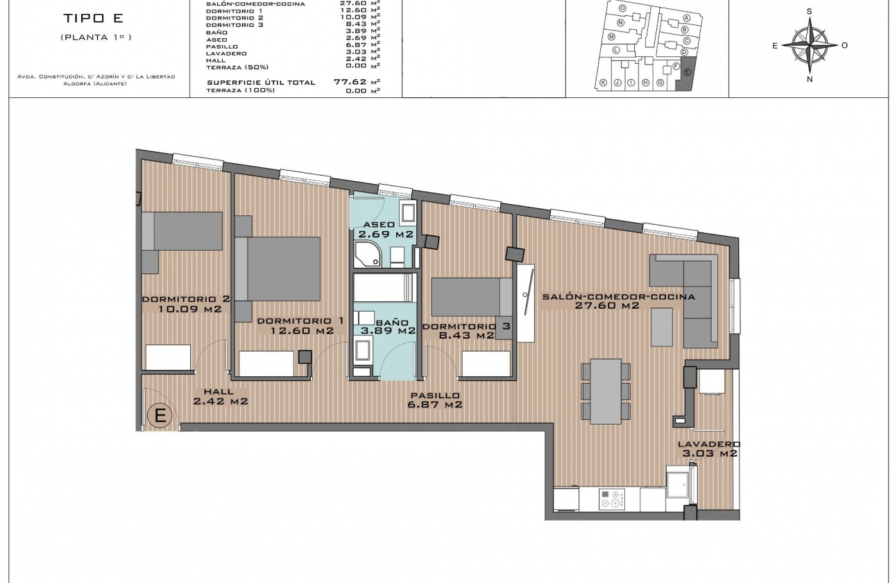 Obra nueva - Apartamento / piso - Algorfa - Pueblo