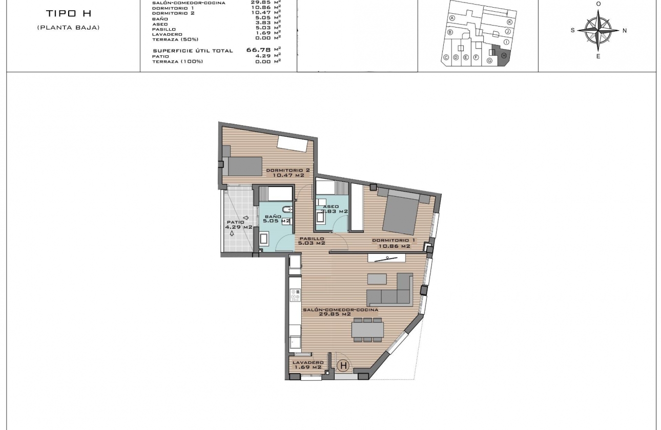 Obra nueva - Apartamento / piso - Algorfa - Pueblo