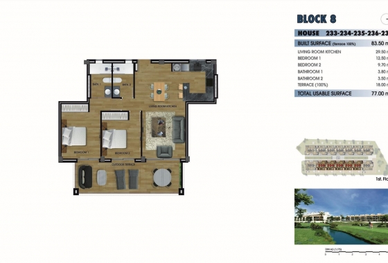 Obra nueva - Apartamento / piso - Los Alcázares - Serena Golf