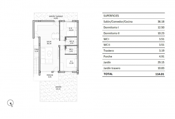 Obra nueva - Bungalow - San Miguel de Salinas - Pueblo