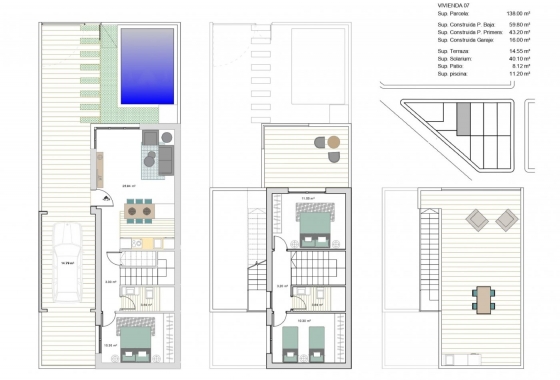 Obra nueva - Villa - Los Alcázares - Playa La Concha