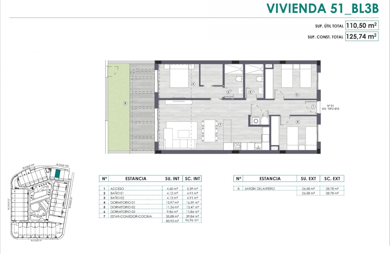 Obra nueva - Apartamento / piso - Monforte del Cid - Alenda Golf