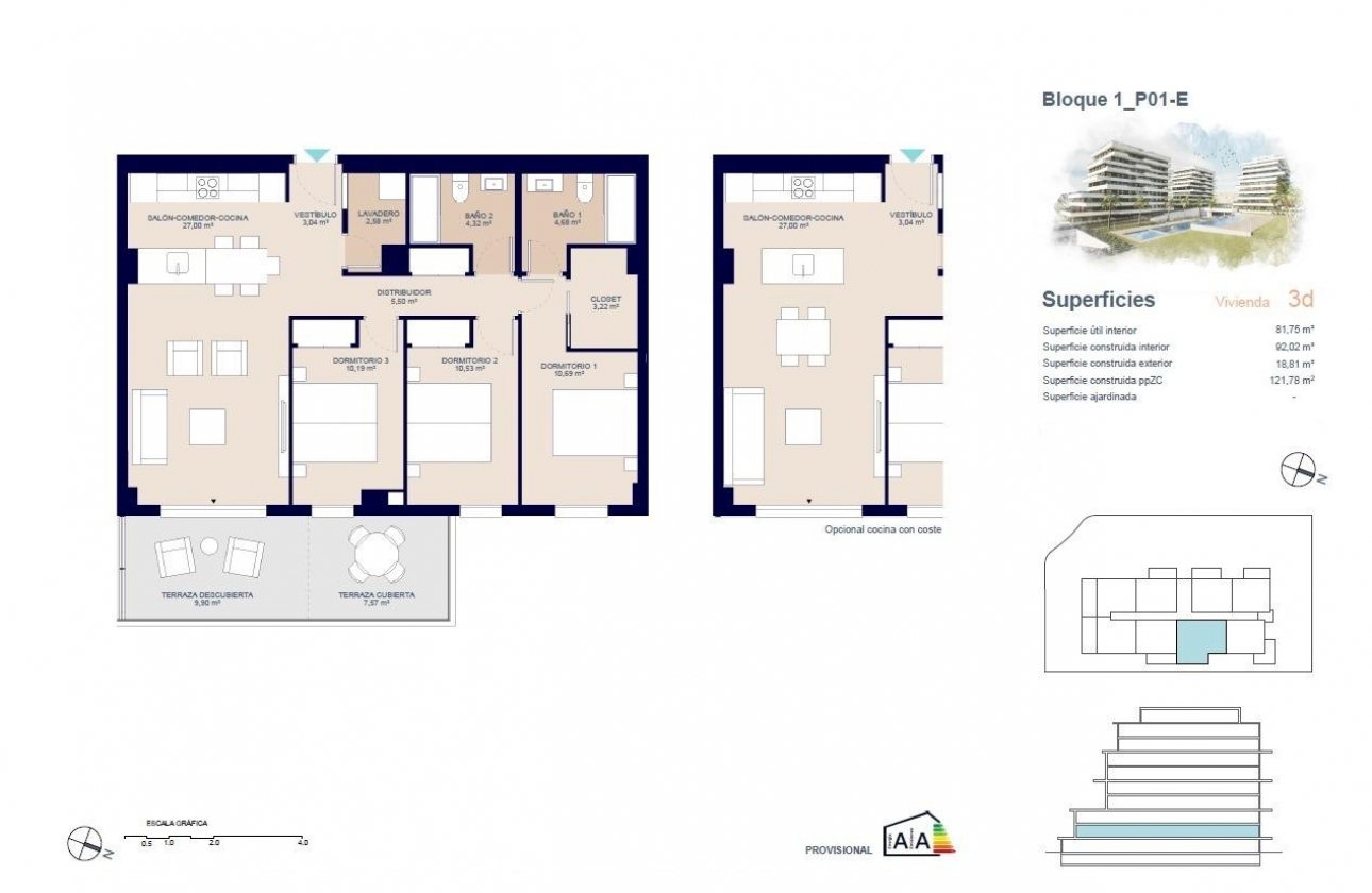 Obra nueva - Apartamento / piso - Villajoyosa - Playas Del Torres