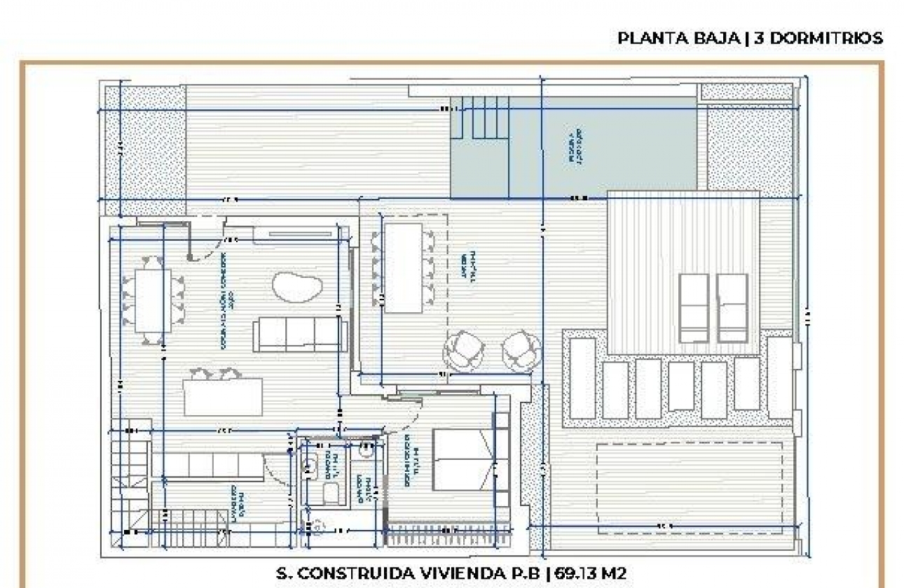 Obra nueva - Villa - Torre Pacheco - Roldán