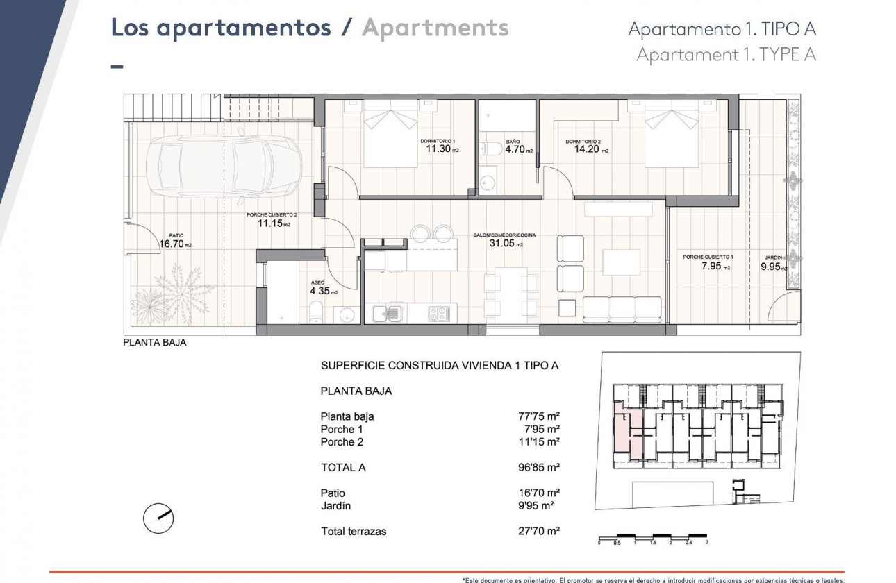 Obra nueva - Bungalow - Pilar de la Horadada - Zona Pueblo