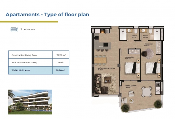 Obra nueva - Apartamento / piso - Orihuela Costa - Punta Prima