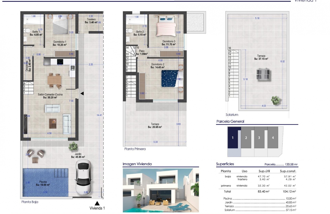 Obra nueva - Villa - San Pedro del Pinatar - Pueblo