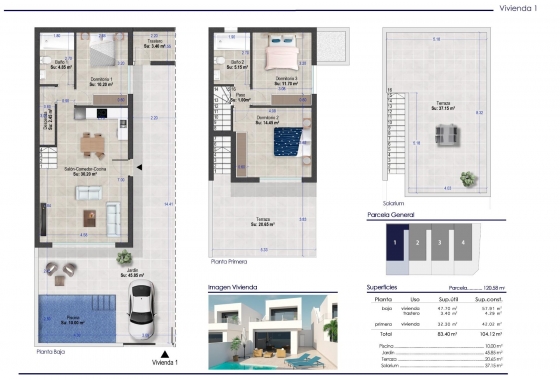 Obra nueva - Villa - San Pedro del Pinatar - Pueblo